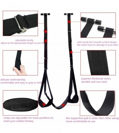 Sex Furniture Door Swing Adult Sex Sling SM Game BDSM Sex Toys for Couples with Adjustable Swing Straps - CY18TTTAA5U $18.51