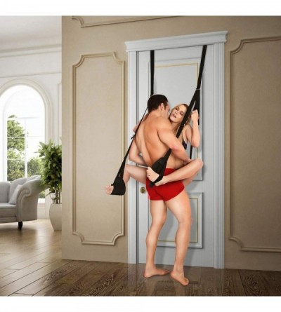 Sex Furniture Door Swing Adult Sex Sling SM Game BDSM Sex Toys for Couples with Adjustable Swing Straps - CY18TTTAA5U $18.51