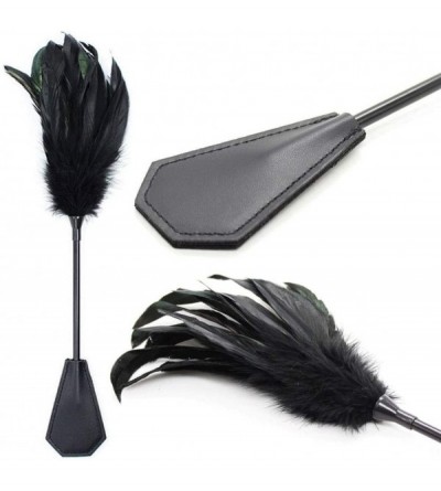 Paddles, Whips & Ticklers Ostrich Feather Tickler 2 Piece Set - Adult Sex Toys Whip and Riding Crop Slapper - Bondageromance ...