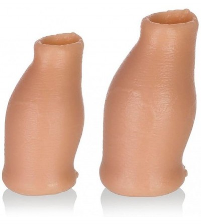 Pumps & Enlargers Hood Moreskin Silicone Faux Foreskin - Small/medium - Light - CY12E8RKNW7 $26.50