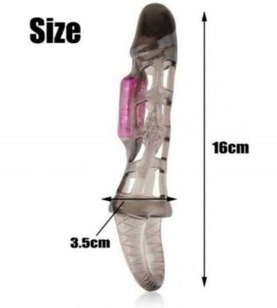 Pumps & Enlargers Stretchy Sleeve Extension Girth Enhancer Toy for Men Couple -Realistic - CY1966LYY93 $19.09