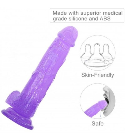 Dildos Realistic Dildo with Strong Suction Cup 7.08 inch Lifelike Penis for Hands-Free Play Vaginal G-spot and Anal Play for ...