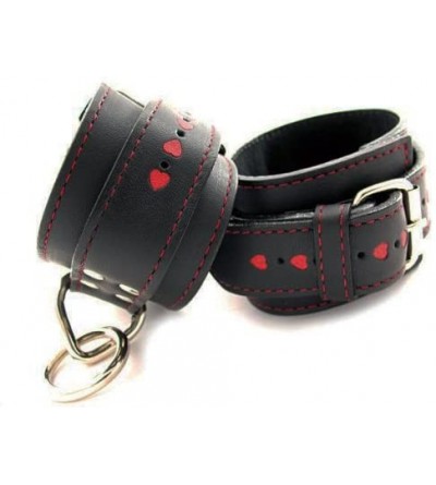 Restraints Restraint Ankle Leather with Red Hearts Inlay - CV1137Q4L8X $28.09