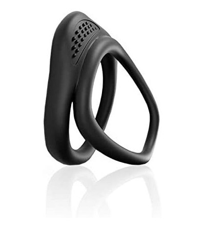 Penis Rings Silicone Dual Penis Ring- Sex Toy for Man or Couples Play- Longer Harder Stronger Erection Cock Ring Erection Enh...