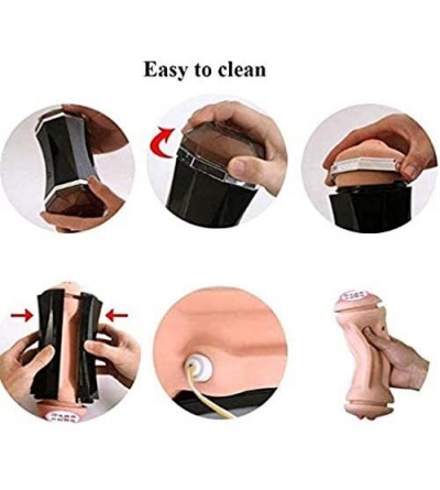 Male Masturbators Men Delay Training Mǎstǘrbatìon Cup Pussy Deluxe Víbrating Pocket Pussey Adullt Toy Strength Muscle Exercis...