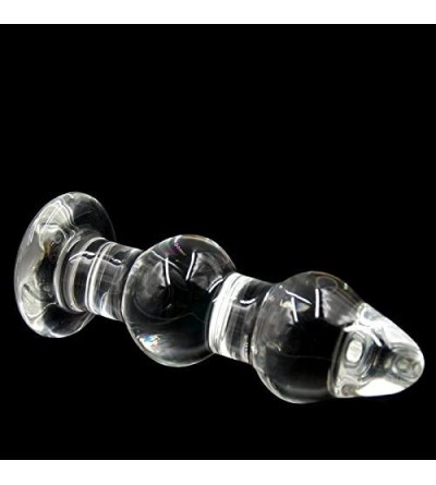 Anal Sex Toys Glass Butt Plug- Anal Plug Large Crystal Clean Big Anal Plug- Anal Dildo Balls Anal Sex Toys for Woman 140x48mm...