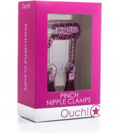 Nipple Toys Pinch Nipple Clamps- Pink - Pink - CF11NACMHS9 $8.79