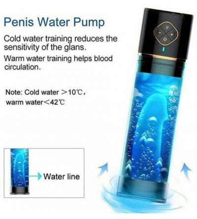 Pumps & Enlargers Fully Automatic Men's Pênīs Enlargement Pump Water Pump USB Rechargeable Men's Enhancement Training Device ...
