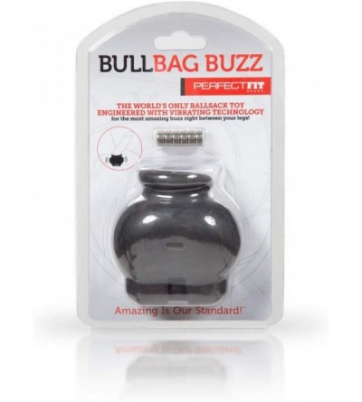Penis Rings Bull Bag Buzz - Black - Black - CL12803QUVD $31.03