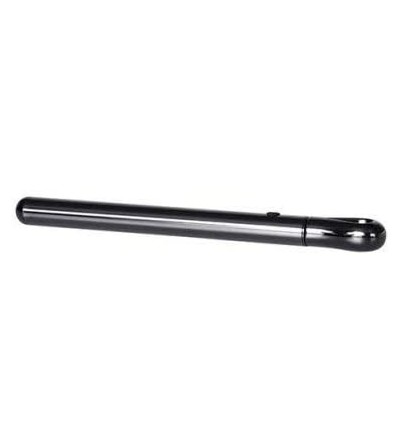 Vibrators Stainless Steel Rechargeable - Discreet - Travel Size Vibrator - Black - C919EH6MC24 $40.56
