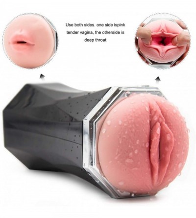 Male Masturbators Male Masturbator-Sexy Toysfor Couples Sets Lube Sucking Toys for Women for Sex Pocket Pussey and Butt Black...