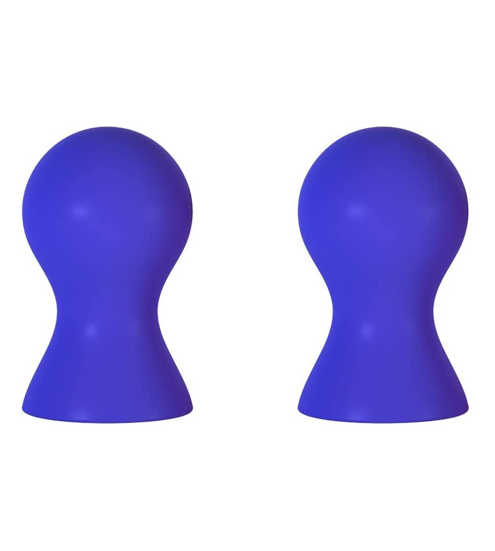 Nipple Toys Silicone Nipple Sucker Breast Enhancer & Enlargement (Blue) - Blue - C01932RHE2R $8.92