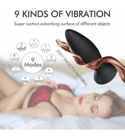 Anal Sex Toys 3Pcs Vibrating Butt Plug Set Anal Plug Training Kit- Remote Control 9 Vibration Modes Anal Sex Toys with Suctio...