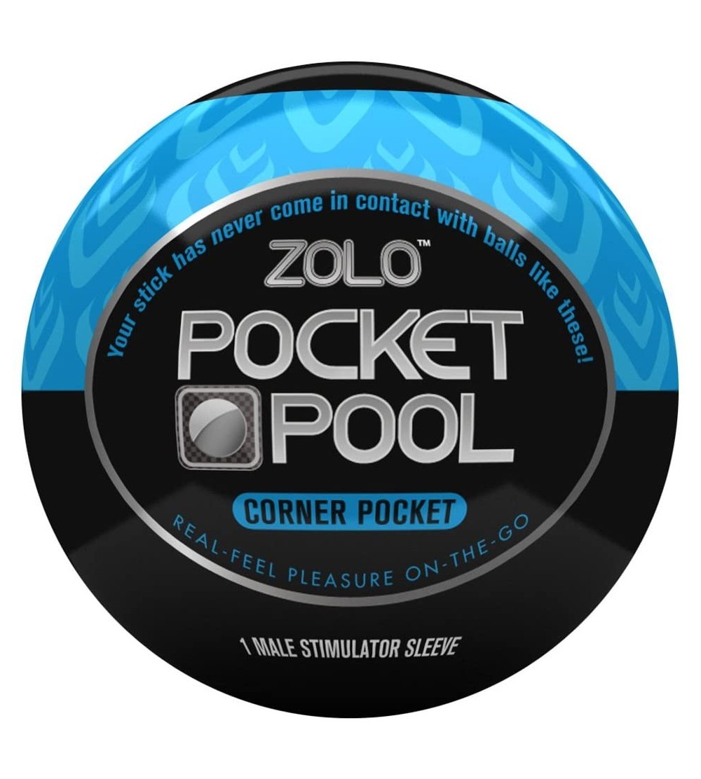Male Masturbators Zolo Pocket Pool Corner Pocket Male Masturbator - CP110RD3P0J $9.96