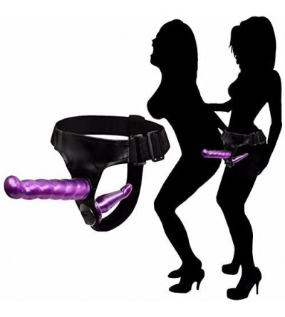 Dildos Double Dildo Double Ended Strapon Adult Sex Toy for Women Ultra Elastic Harness Strap On Dildo Lesbian Couples Sex Pro...