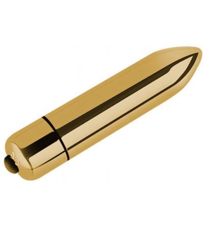 Vibrators Waterproof 10 Frequency Mini Bullet Vibrador for Female Adult Pleasure Vibrating Rod Women Toy (Gold) - Gold - CF19...