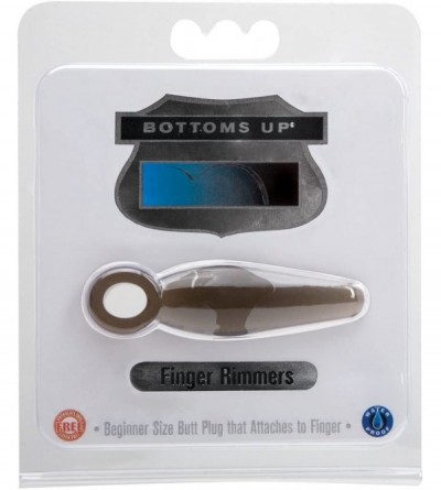 Anal Sex Toys Bottoms Up Finger Rimmers- Smoke - CT112VFDQ5P $45.11