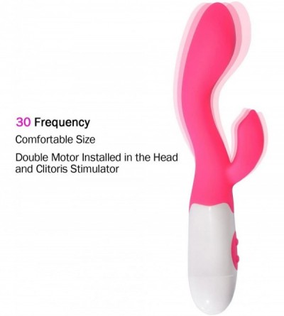 Vibrators G-Spot Rabbit Waterproof Dildo Vibrator Adult Sex Toys for Women Silicone Clitoris Vagina Stimulator Massager Sex T...