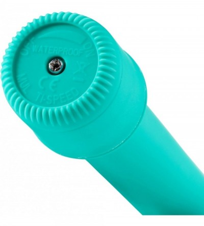 Vibrators Smooth Angled Tip G Spot Vibrator (Teal) - Teal - CM185N6WR7K $16.12