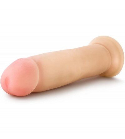 Novelties Au Naturel - 9" Long Thick Soft Sensa Feel Dual Density Realistic Dildo Sex Toy for Men Women - Beige - C312I1VPMNL...