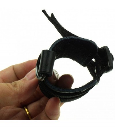 Pumps & Enlargers Men Leather Cock Rings Penis Stretcher Strap Ball Stretcher Penis Exercise Weight Tensioner Lock Ring Metal...