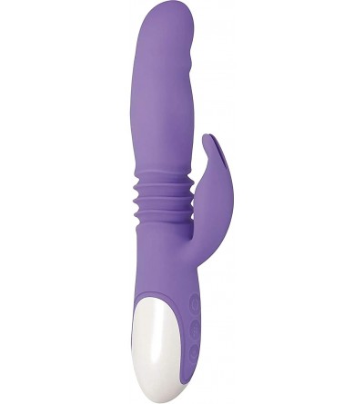 Vibrators EN-2872 Thick & Thrust Rabbit Vibrator- Purple - C018LXINNGD $87.76