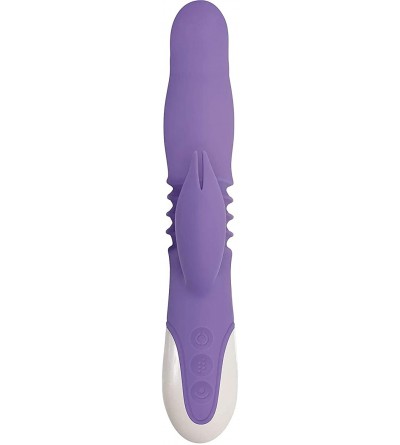 Vibrators EN-2872 Thick & Thrust Rabbit Vibrator- Purple - C018LXINNGD $27.35