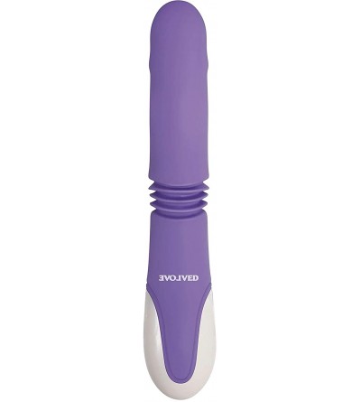 Vibrators EN-2872 Thick & Thrust Rabbit Vibrator- Purple - C018LXINNGD $27.35