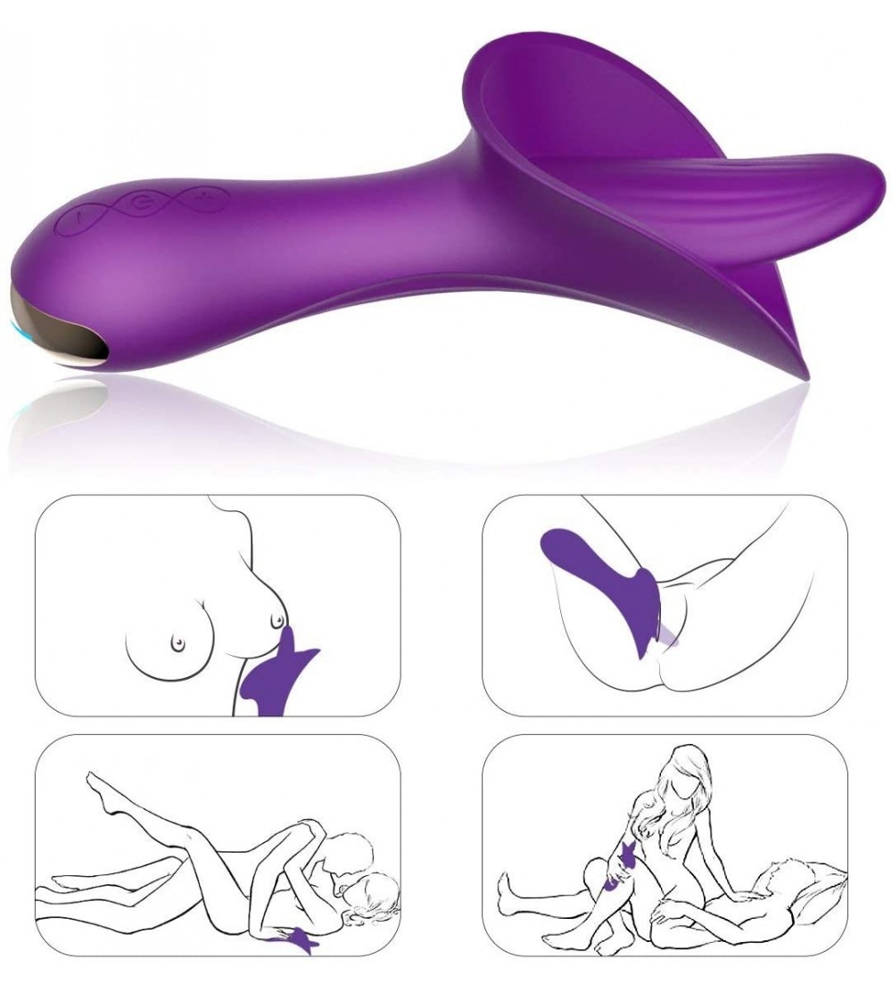 Vibrators G-spot Clitoral Bunny Vibrator- with Clitoral Stimulator Tongue- Used for her Licking and Vagina Double-Action Stim...