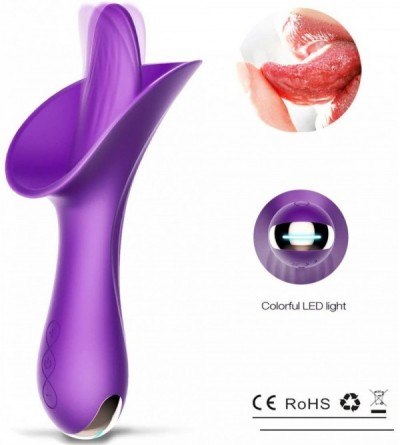 Vibrators G-spot Clitoral Bunny Vibrator- with Clitoral Stimulator Tongue- Used for her Licking and Vagina Double-Action Stim...