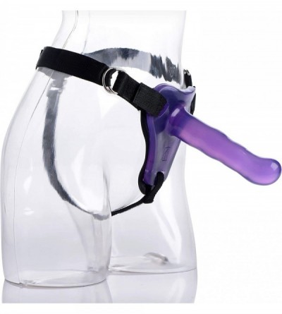Dildos Comfort Ride Strap On Harness with Purple Dildo- 1 Count - CN18NS8SY4Z $15.06