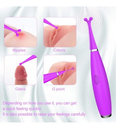 Nipple Toys Clitoral Vibrator with 9 Whirling Vibrating Modes for 1 Minute Quickly Orgasm.Silicone Rechargeable Nipple Stimul...