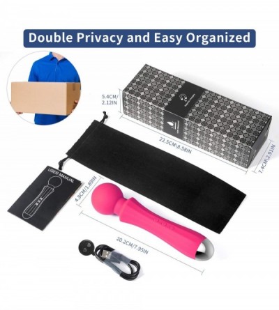 Vibrators Upgraded Magnetic Cordless Vibrator with 8 Speeds 20 Vibration Modes Waterproof Rechargeable Handheld Wand Massager...
