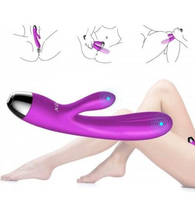 Vibrators G Spot Rabbit Vibrator for Vagina and Clitoris Stimulation Dildo Vibrator with 7 Powerful Vibration Modes Rechargea...
