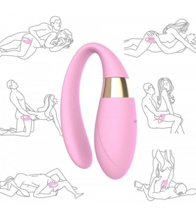Dildos Mini U-Shaped Couple Vibration Toy Vibrating Dịdos for Women Man 7 of Vibration Modes-USB Charging-Powerful Quiet-Wate...