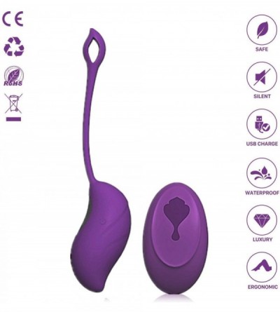 Vibrators Wireless Remote Control Vibe Toys-Waterproof 12 -Frequency Silicone Remote Control Bullet Vibrator G-Spot Adult Sex...