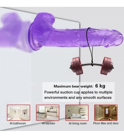 Dildos Cock Adjustable Baseball Hot-Realistic Flesh with Strong Suction Cup Base for Vaginal G-spot and Anal Play - CN18657NS...