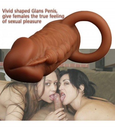 Penis Rings Thick Penis Sleeve Silicone Condoms with Spines for Penis Enlargement Cock Rings Penis Massager Ring on The Penis...