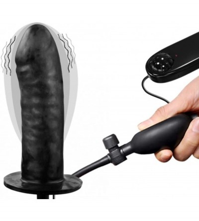 Anal Sex Toys Pump But Pug Expandable Amal Plug Adullt Mssager Toy Electric Inflatable Dillo - C8194K2IGSY $13.35