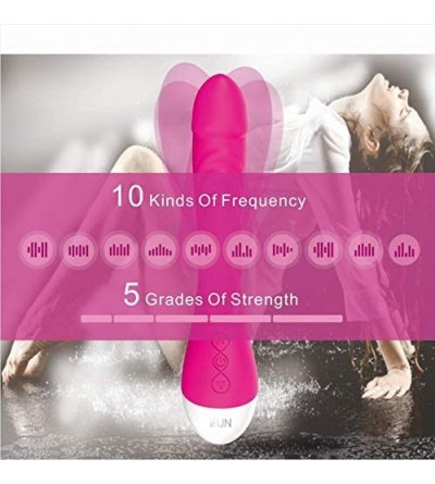Vibrators Rabbit G Spot Vibrator for Women Sex Toys Clitoris Stimulation- Soft Rechargeable Massager Vibrator- Clit Simulator...