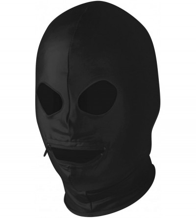 Blindfolds Spandex Zipper Mouth Hood with Eye Holes - CU11EXIOVKH $28.71