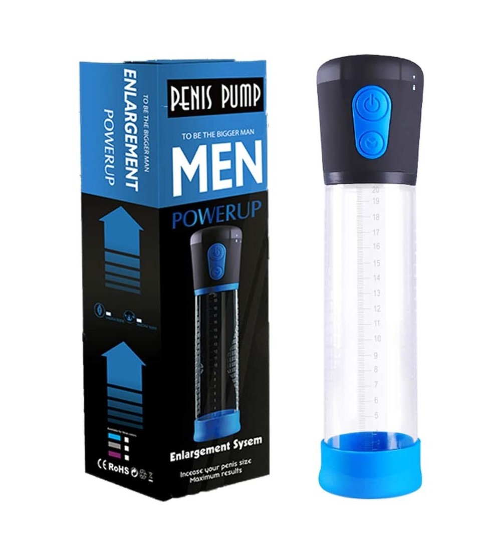 Pumps & Enlargers Male Men Electric Vacuum Pump Toys for Men Ed Pump Massagers - CS197XYXL3S $23.33