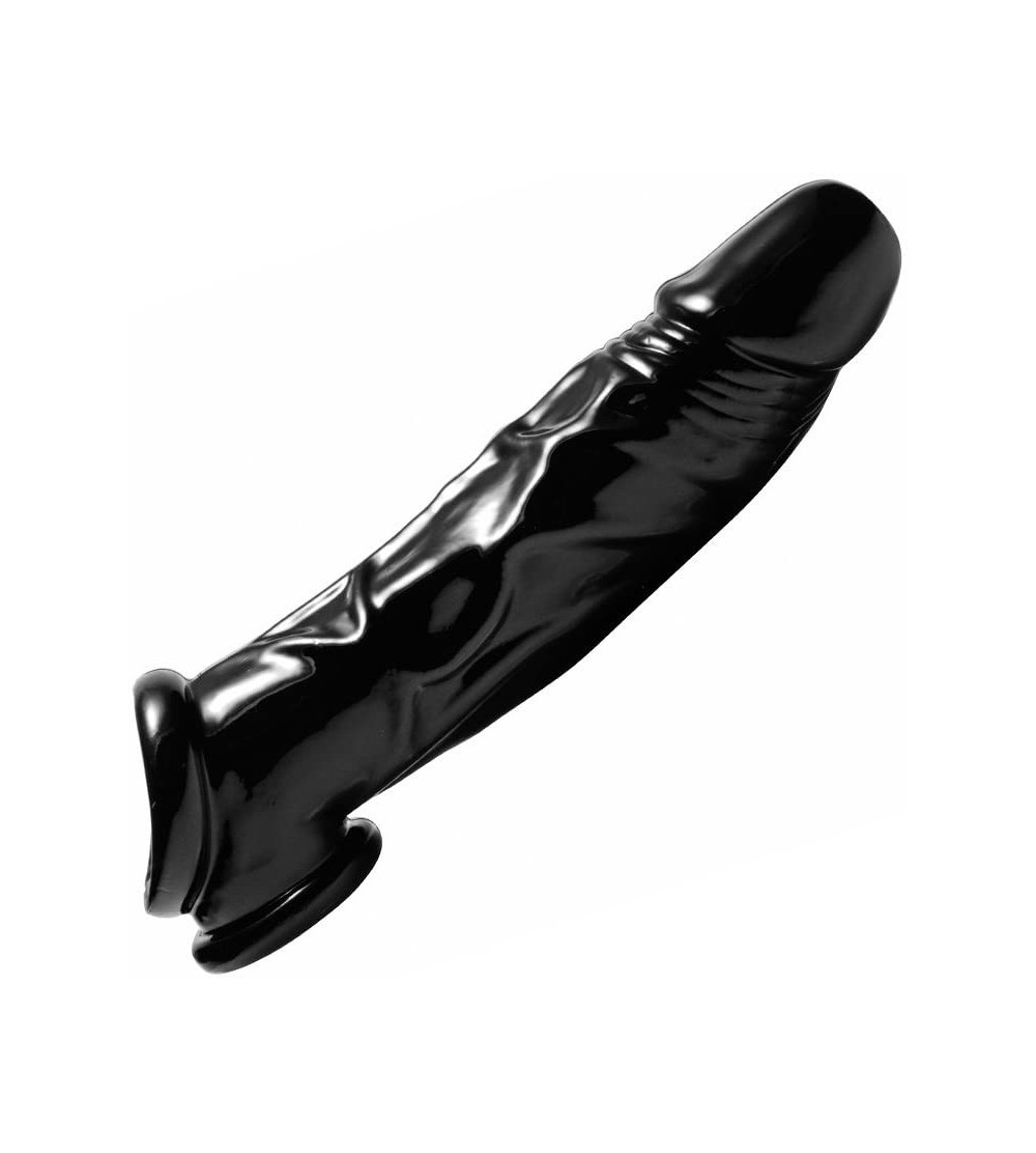 Sex Dolls Fuktool Penis and Ball Stretcher- Black (AE258) - CG11WJWQXZP $11.43