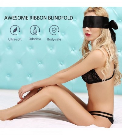 Blindfolds Sex Blindfold Fetish Eye Mask SM Bondage Restraints BDSM Sex Accessories for Couples - A - CA1147ZXEAN $6.01