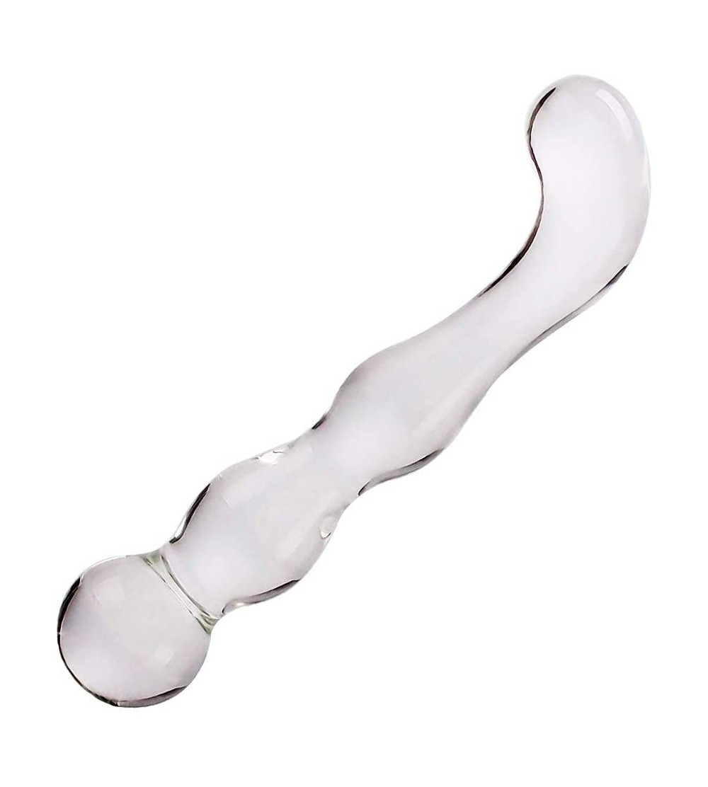 Anal Sex Toys Sex Toys Transparent Glass Crystal Penis Female Masturbation Glassware Stimulator Stimulation Anal Plug Sex Gro...