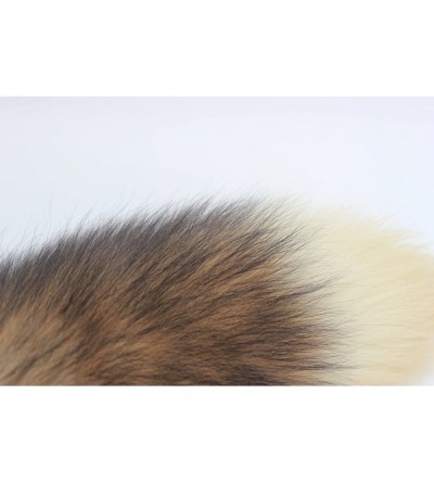 Anal Sex Toys Multi-Function Real Fox Tail Fur Anal Plug Sexy Adult Toy Fashion Butt Stainless Steel Cosplay(Red- Small) - Re...