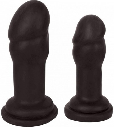 Anal Sex Toys Jock Anal Plug Duo- Black - CA17YKYOWR9 $14.96