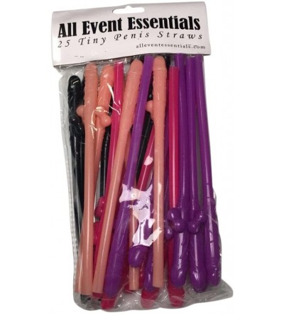 Novelties Bachelorette Party Straws - Multicolor Pack Bridal Showers. 25 and 50 Packs Available. Funny Party Favors - Ideal f...