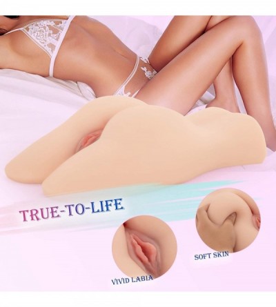 Sex Dolls 9lb Male Masturbator Stroker Full-Size Sex Doll Lifelike Adult Toy in Doggy Style w Ribbed Vaginal & Anal Canal for...