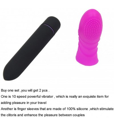Vibrators Waterproof 10 Speed G Spot Vagina and Clitoris Vibrating Vibrator - CO12NUM70YD $10.39